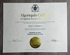 Most effective way to Get a Algonquin College degree online.