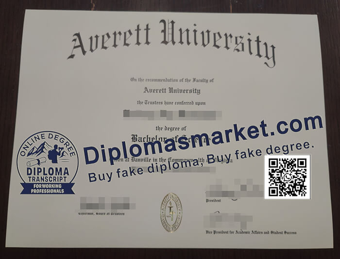 Averett University diploma