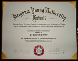 How to wittily forge a Brigham Young University Hawaii degree?