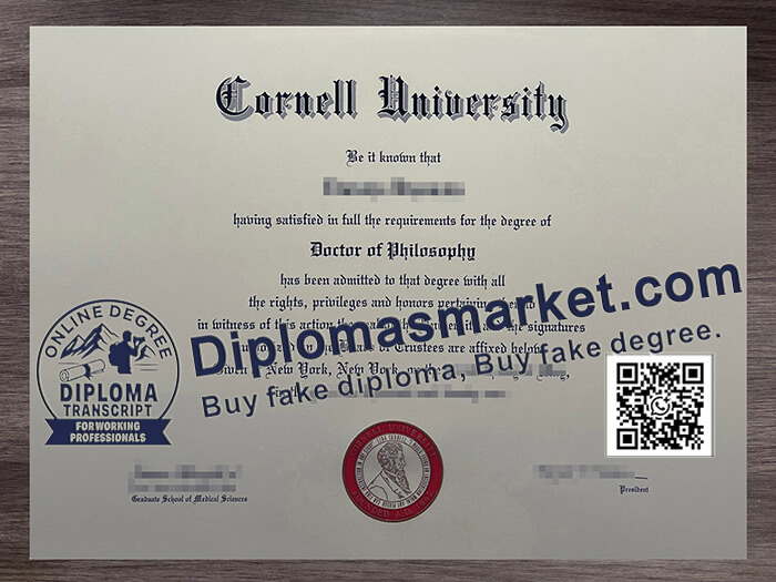Cornell University diploma