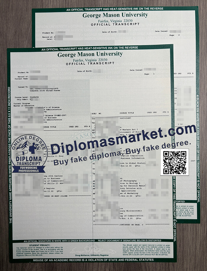 George Mason University degree