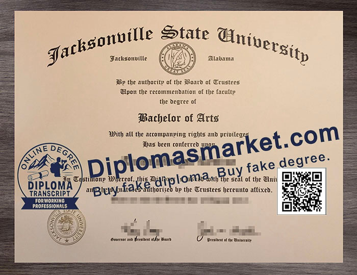 Jacksonville State University diploma