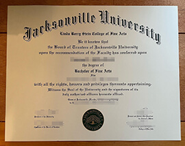 Is it easy to order a Jacksonville University degree in 2025