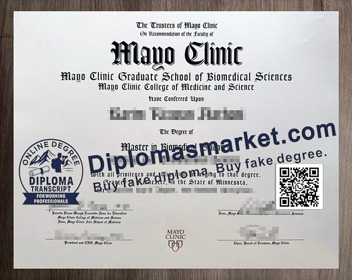 Mayo Clinic diploma