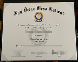 What are the steps to obtain a San Diego Mesa College degree