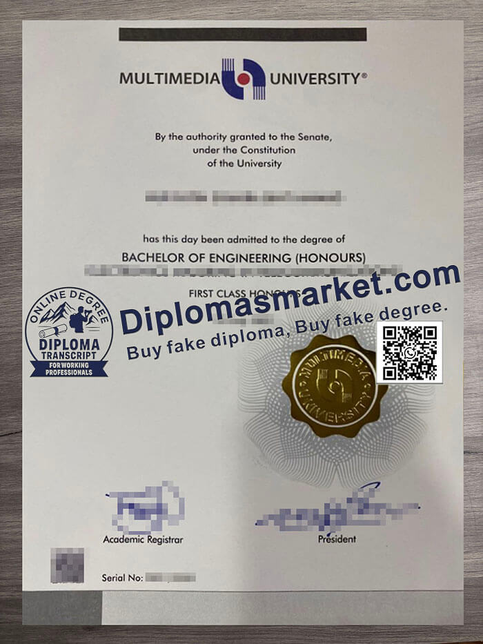 Multimedia University diploma