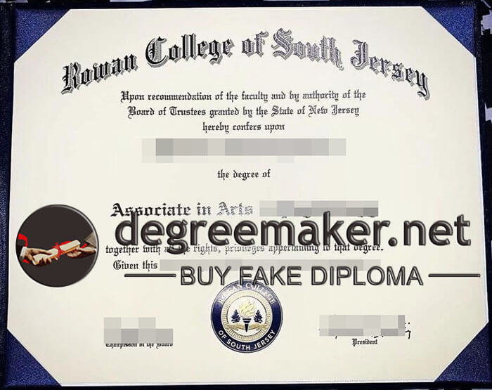 Rowan College of South Jersey diploma