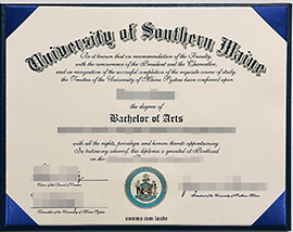 How to wittily forge a University of Southern Maine degree?