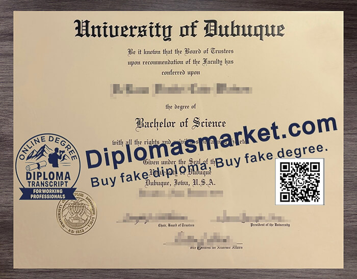 University of Dubuque diploma