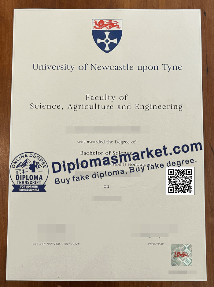 University of Newcastle upon Tyne diploma