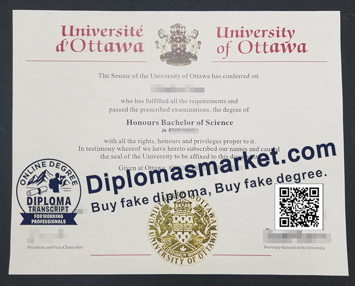 University of Ottawa diploma