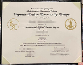 Copy high-quality Virginia Western Community College degree.