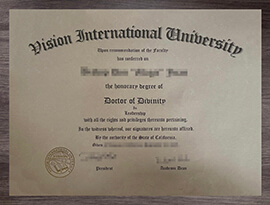 Unusual ways to Get a Vision International University degree