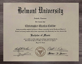 The Cost to Obtain a copy of an Belmont University degree.