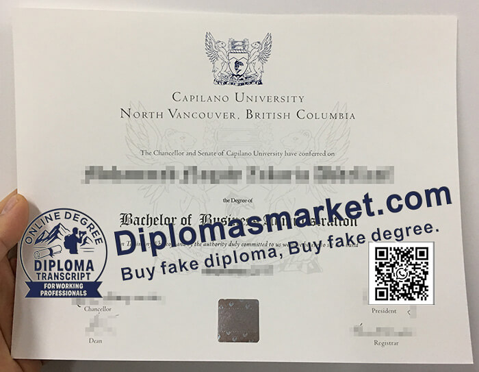 Capilano University diploma