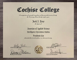 Quickly obtain a high-quality Cochise College degree certificate.