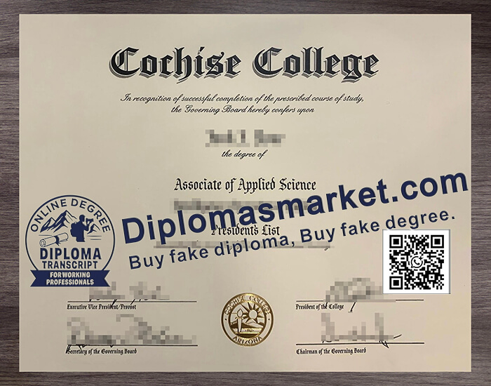 Cochise College diploma