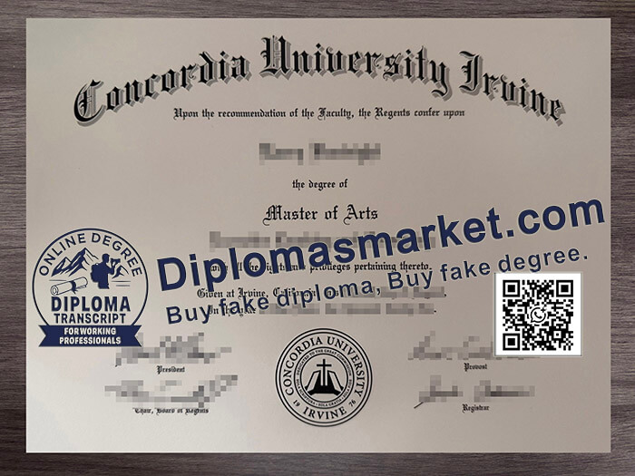 Concordia University Irvine diploma