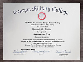Easy way to Order a Georgia Military College degree online.