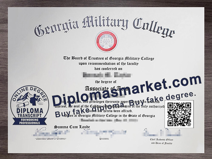 Georgia Military College diploma