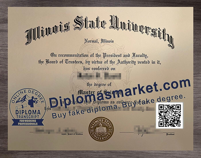 Illinois State University diploma