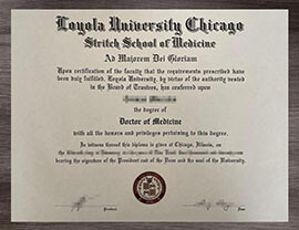The safest site to order your Loyola University Chicago degree.