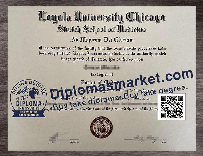 Loyola University Chicago diploma