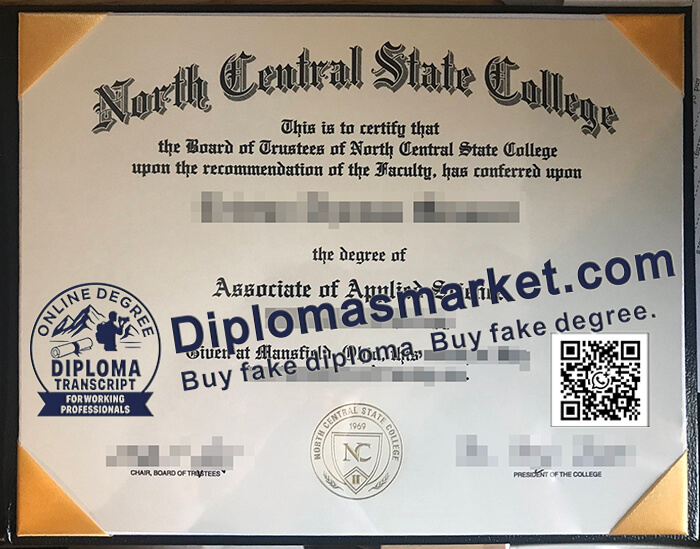 North Central State College diploma