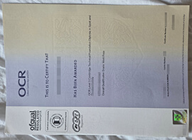 Order a OCR Level 3 Cambridge Technical Foundation diploma.