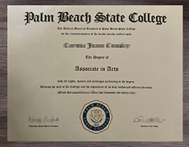 How can I earn a Palm Beach State College degree online?