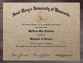 Ways to order a Saint Mary’s University of Minnesota degree.