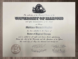 Cost to make a University of Illinois Chicago degree online.