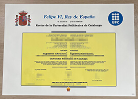 Easy steps to order a Universitat Politècnica de Catalunya degree.