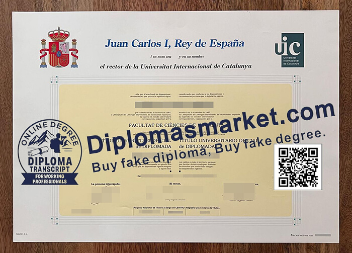 Universitat Internacional de Catalunya diploma