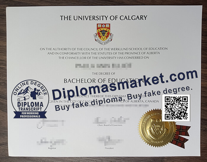 University of Calgary diploma