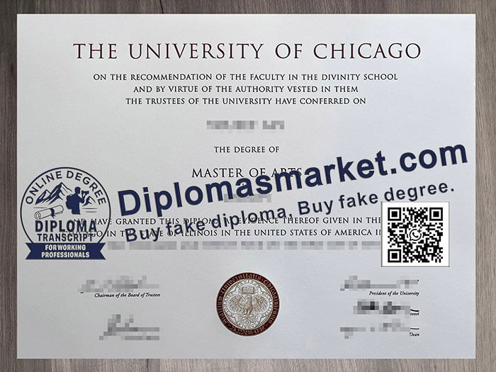 University of Chicago diploma