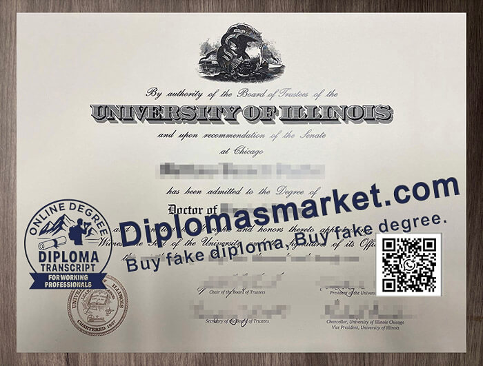 University of Illinois at Chicago diploma