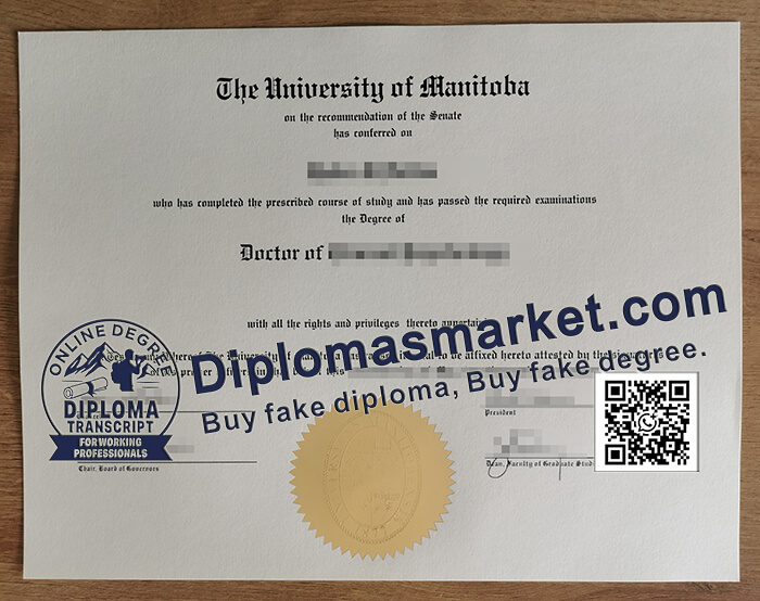 University of Manitoba diploma