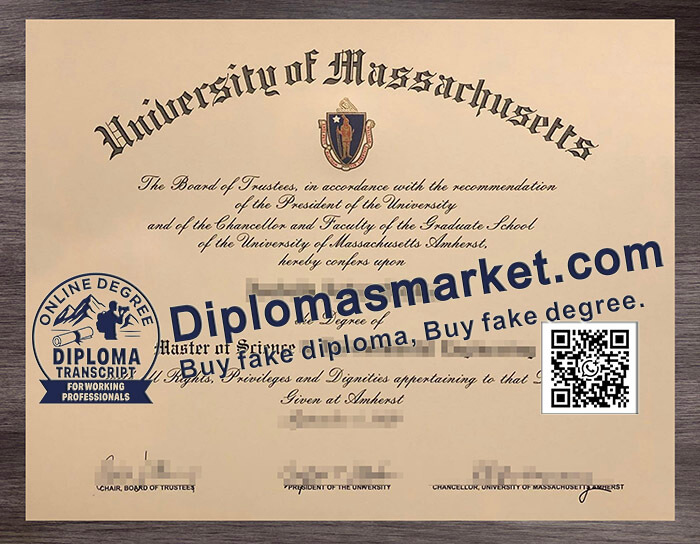 University of Massachusetts Amherst diploma