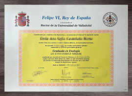 How to quickly order a Universidad de Valladolid diploma?