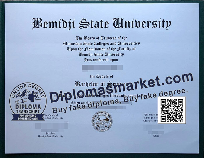 Bemidji State University diploma