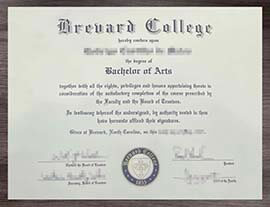 Who knows how to obtain a copy of a Brevard College degree?