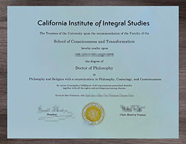 How to order a California Institute of Integral Studies diploma?