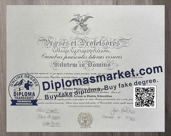 Georgetown University degree