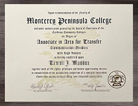 The fast way to order a Monterey Peninsula College diploma.