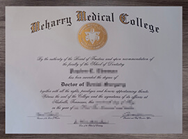 Online application process for a Meharry Medical College diploma