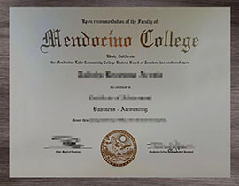 Who can make a copy of my Mendocino College diploma for me?