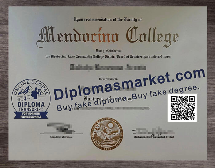 Mendocino College degree
