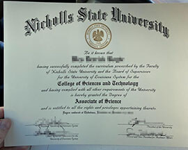 The secrets behind making a Nicholls State University diploma.