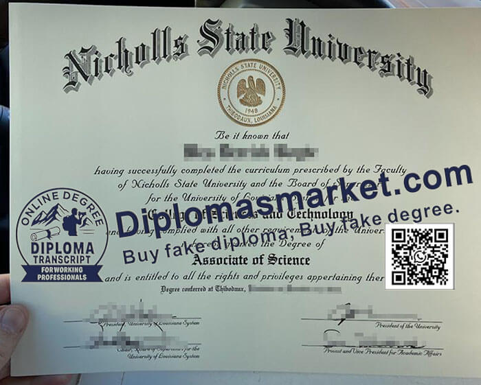 Nicholls State University degree